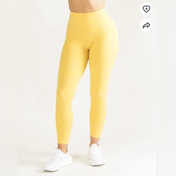 Alphalete Pulse Surge Legging - Citrus Sz L - Picture 11 of 11
